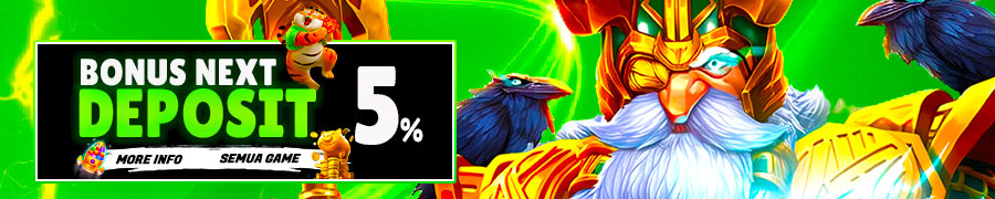 BONUS DEPOSIT HARIAN 5% 