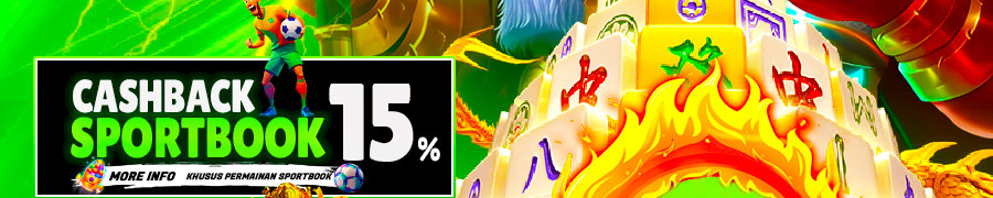 BONUS CASHBACK 15% 