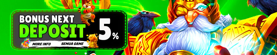 BONUS DEPOSIT HARIAN 5% 