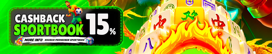 BONUS CASHBACK 15% 